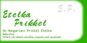 etelka prikkel business card